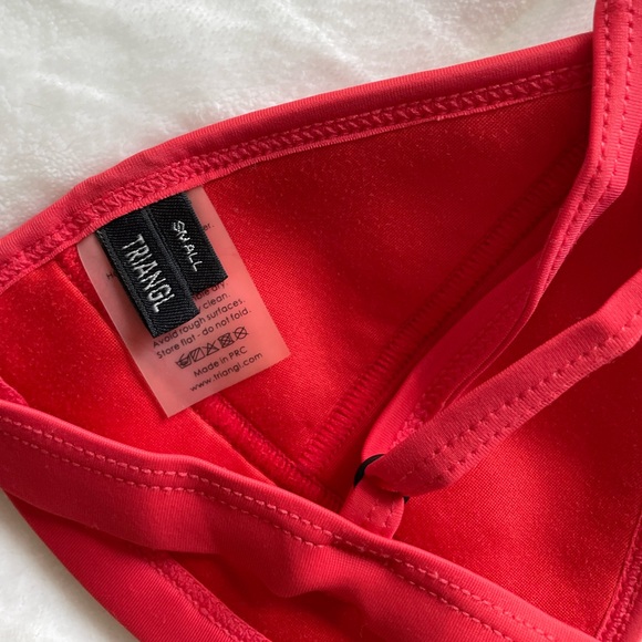 Triangl red bikini set - Picture 8 of 8